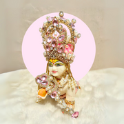 Crystal pink jewellery set
