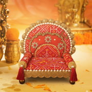 Beautiful & Premium Patola  Singhasan For laddu gopal ji