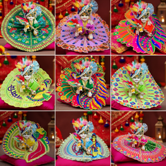 9 Laddu Ji Embroidery Dress Combo  (9 Dresses Combo + Free Pagri)