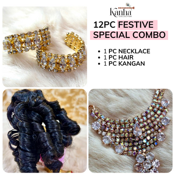 12pc Festive SPECIAL COMBO WITH JEWELLERY