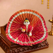 8 Piece Pure Cotton Laddu Gopal Dress Combo + Free Pagdi & Bansuri