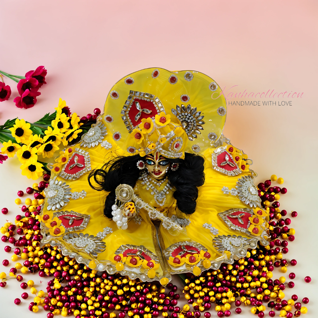 Festive combo PACK 0F 3 DESIGNER DRESS WITH PAGDI , BANSURI AND NAPPY (10PC COMBO)