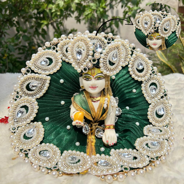 Beautiful Pearl Dress for janmashtami