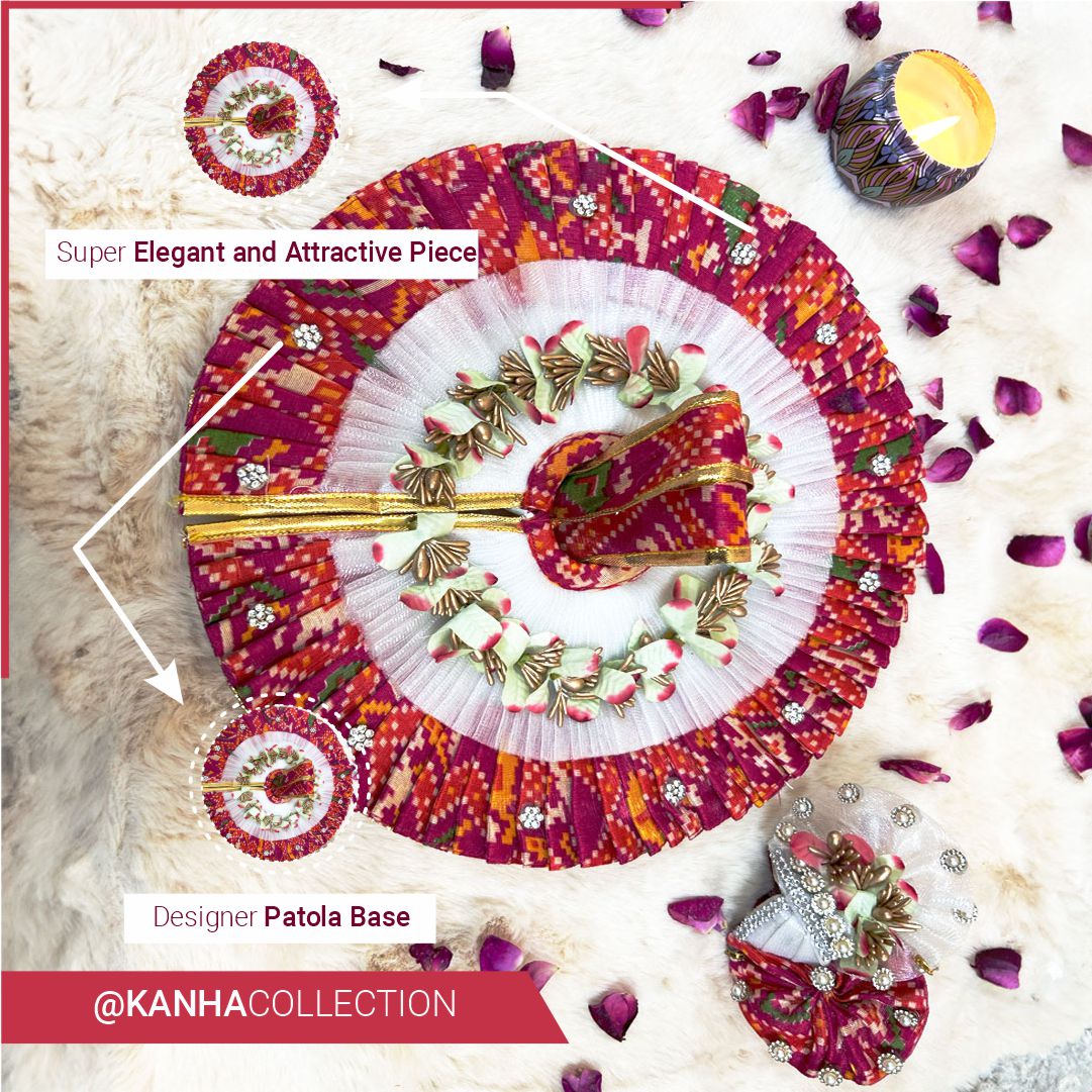 Most Beautiful Patola dress for janamastmi