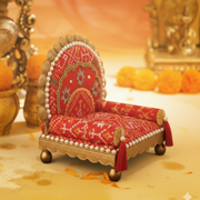 Beautiful & Premium Patola  Singhasan For laddu gopal ji