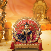 Premium Handcrafted Designer Singhasan for Kanha Ji