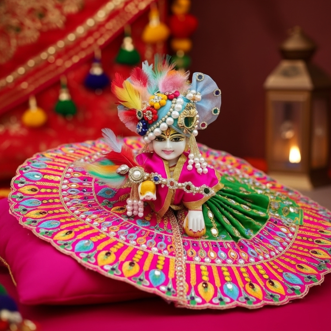 9 Laddu Ji Embroidery Dress Combo (9 Dresses Combo + Free Pagri)