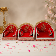 ROYAL & PREMIUM MOR SINGHASAN FOR LADDU JI