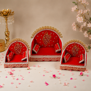 ROYAL & PREMIUM MOR SINGHASAN FOR LADDU JI