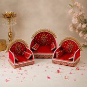 ROYAL & PREMIUM MOR SINGHASAN FOR LADDU JI