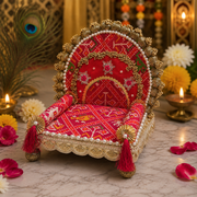 Beautiful & Premium Patola  Singhasan For laddu gopal ji
