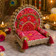 Beautiful & Premium Patola  Singhasan For laddu gopal ji