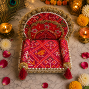 Beautiful & Premium Patola  Singhasan For laddu gopal ji