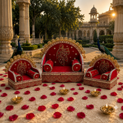 ROYAL & PREMIUM MOR SINGHASAN FOR LADDU GOPAL JI