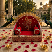 ROYAL & PREMIUM MOR SINGHASAN FOR LADDU GOPAL JI