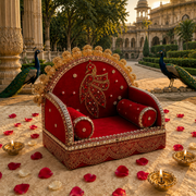 ROYAL & PREMIUM MOR SINGHASAN FOR LADDU GOPAL JI
