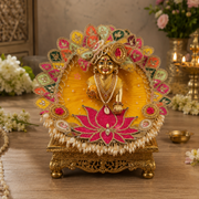 Beautiful and premium janmasthami combo 3 Heavy dress with pagdi + jewellery set free (Lotus Combo)