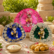 Beautiful Premium 3 Heavy Dress Combo With Pagdi + Jewellery Set Free (Butterfly Combo)