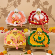 Premium 4 Pc Woolen Dress Set+ 4 Ponchu free