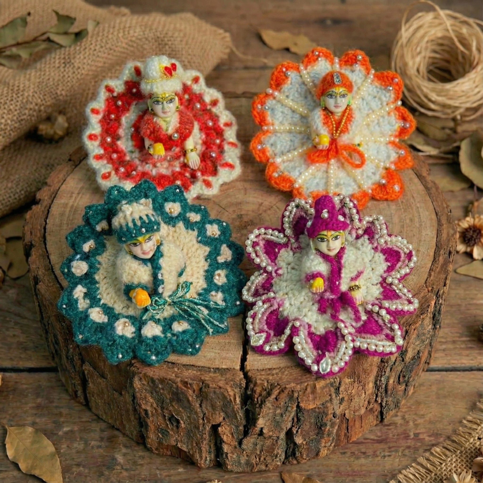 Beautiful & Premium 3pc heavy woolen set with cap + 1 heavy dress with cap & bansuri free