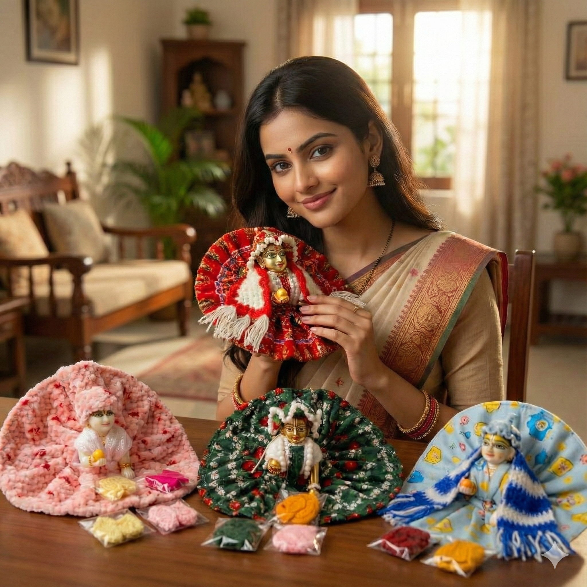 Winter special combo- 4 premium velvet dress + 4 socks, 2 shawl 4 nappy