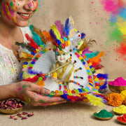 Holi special Laddu ji Dress With Pagdi & Bansuri