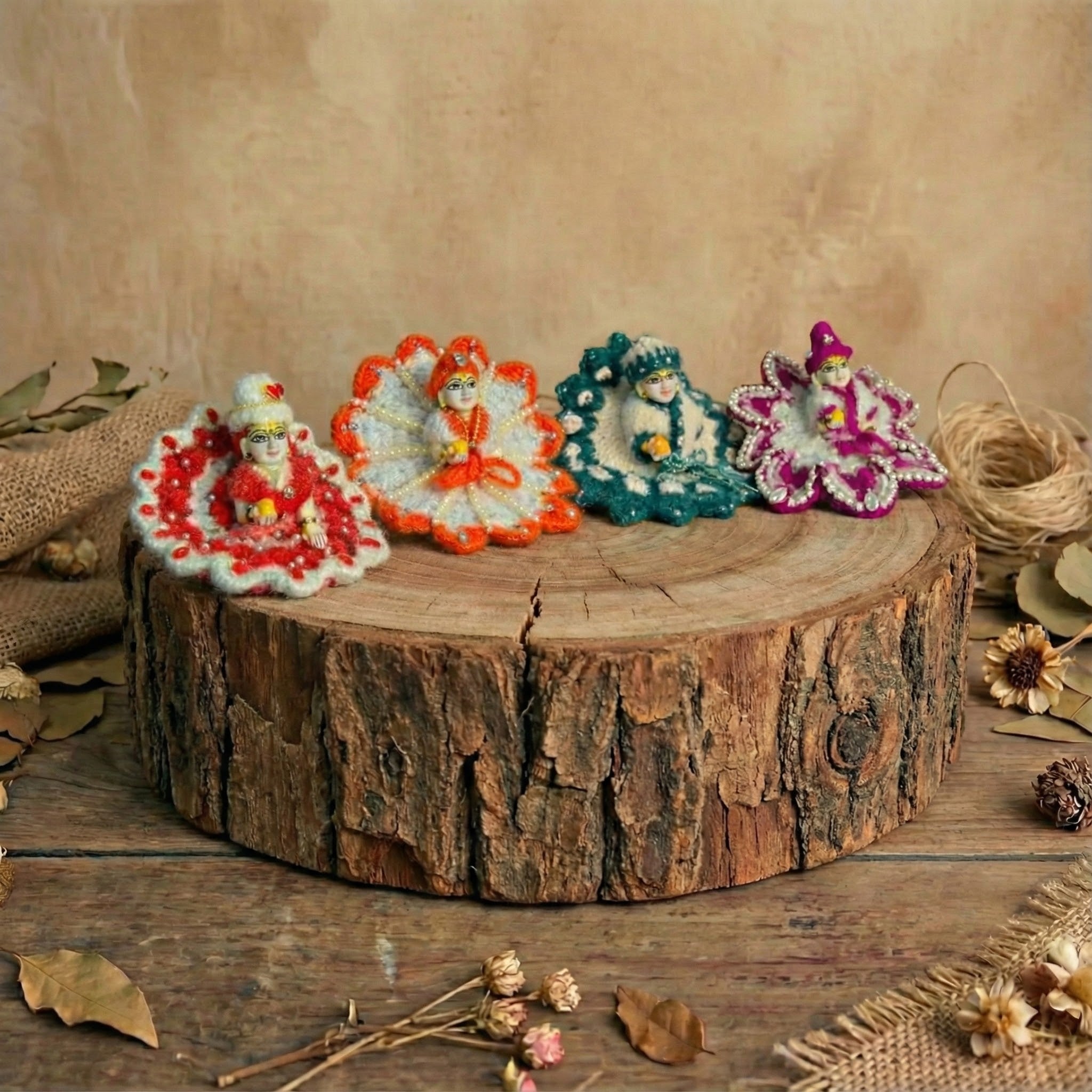 Beautiful & Premium 3pc heavy woolen set with cap + 1 heavy dress with cap & bansuri free