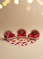 ROYAL & PREMIUM MOR SINGHASAN FOR LADDU GOPAL JI