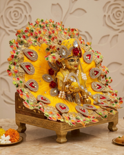 Beautiful Yellow Dress for janmashtami