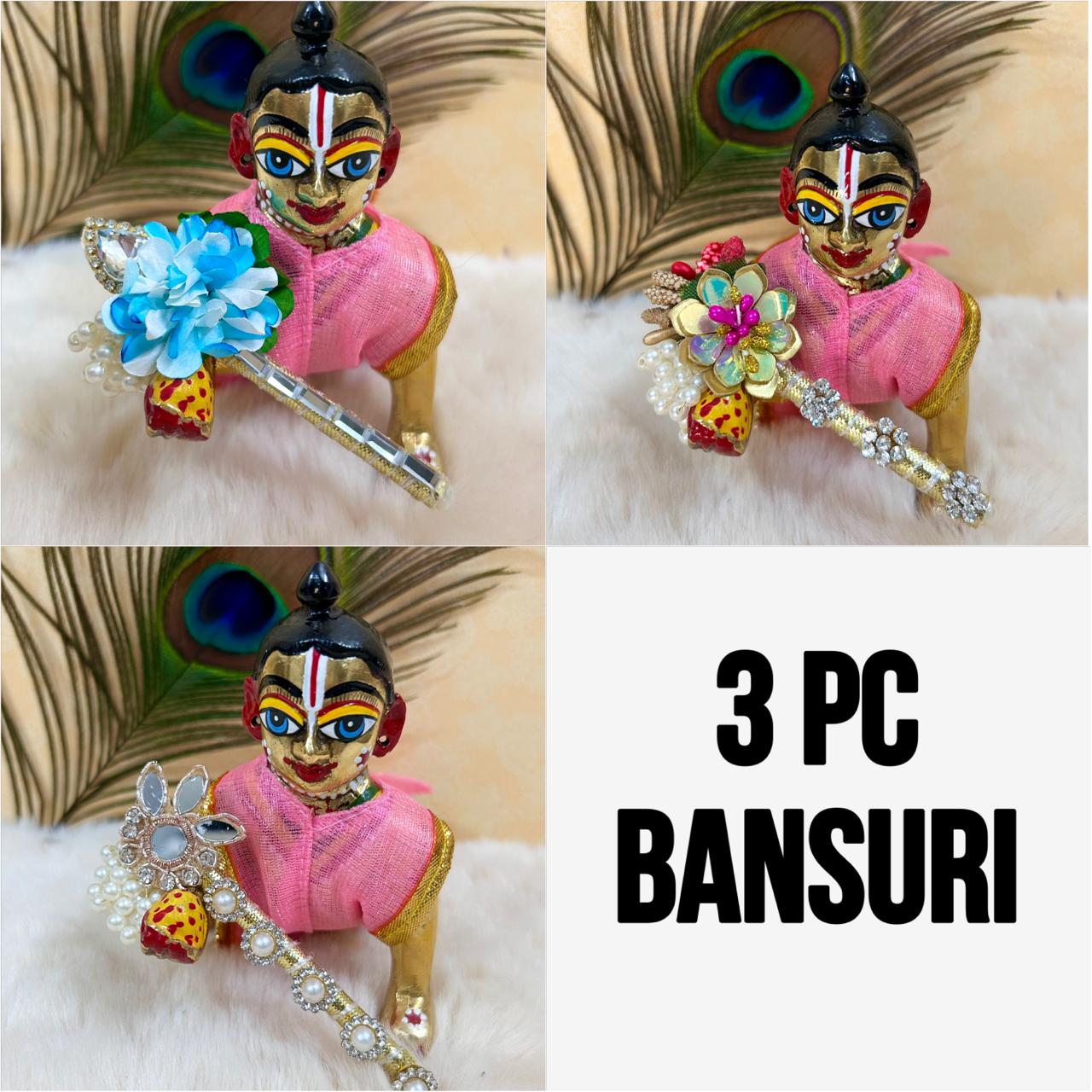 3 DRESS COMBO FOR FESTIVALS WITH MACHING PAGDI & BANSURI