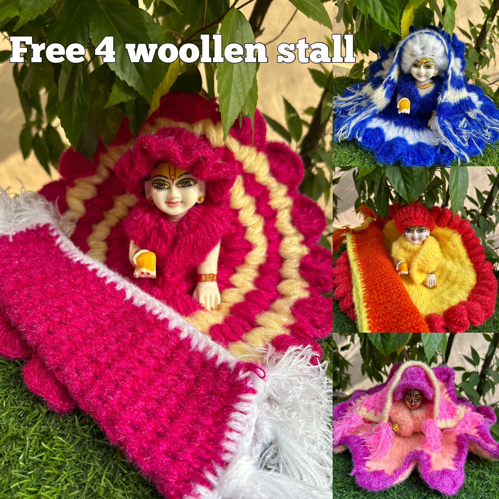Premium Winter special combo 4pc woolen dress + 4 woolen shawl free