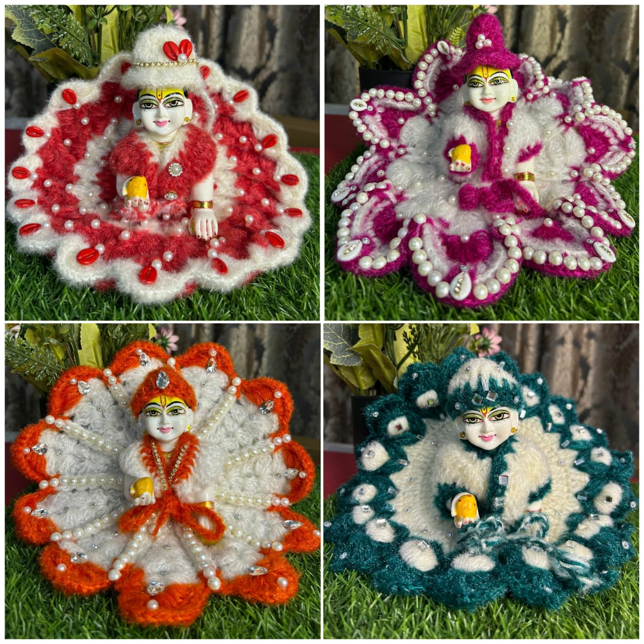 Beautiful & Premium 3pc heavy woolen set with cap + 1 heavy dress with cap & bansuri free