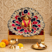 Pink & Navy Blue Patel Designer Dress For Laddu gopal jI For Diwali