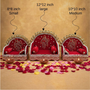 ROYAL & PREMIUM MOR SINGHASAN FOR LADDU GOPAL JI