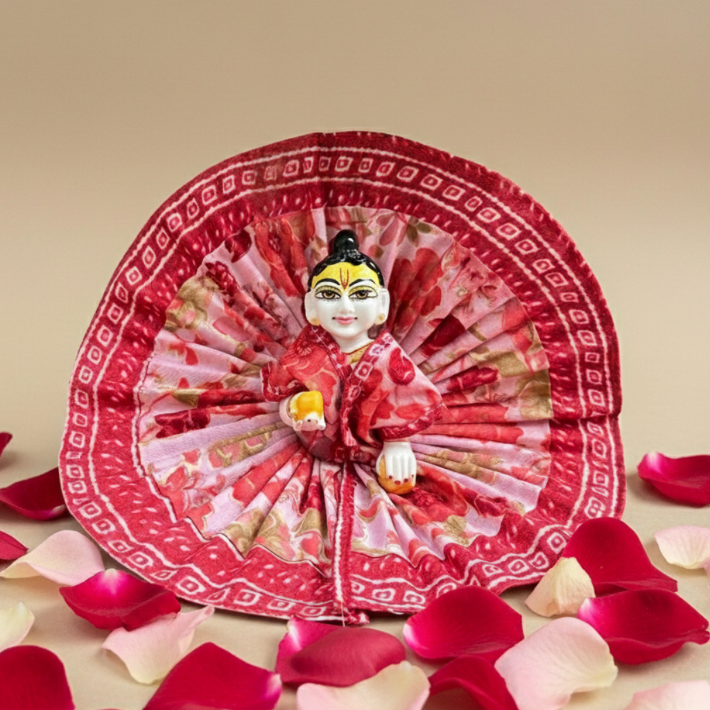 Premium & Beautiful 4pc cotton Daily wear dress set+Pagdi & Bansuri free