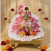 Premium Pure Cotton Dress for Laddu Gopal ji 4pc Set with 4 Pagdi Without Bukram Washable Dress