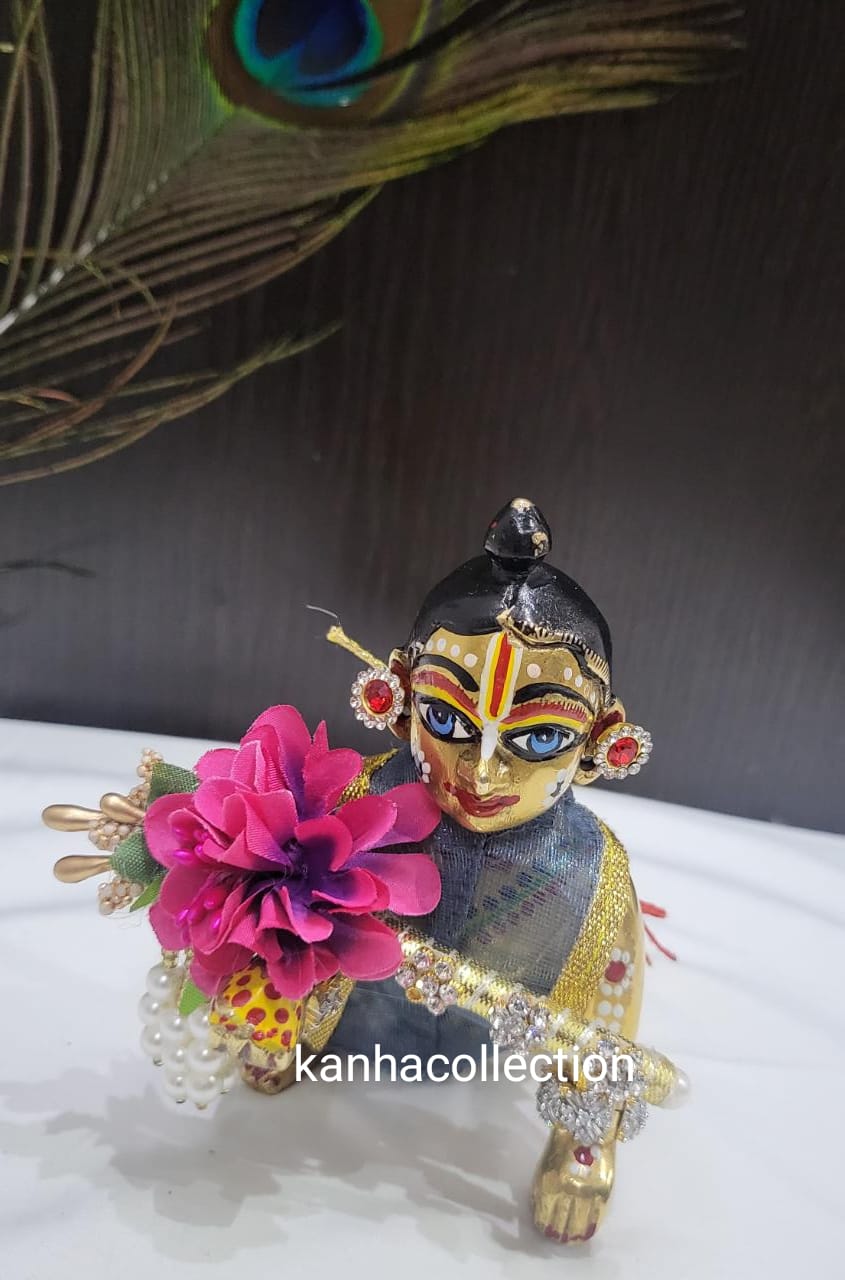 Elegant flower heavy bansuri - Kanha Collection